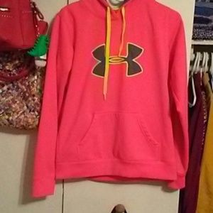 Neon under armour sweater hoodie